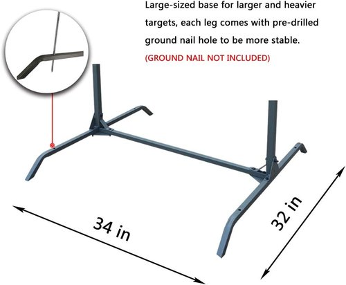 Highwild Archery Target Stand for Bag Targets Block Cube Foam - Larger Range - Multi-Function - Flexible - Durable
