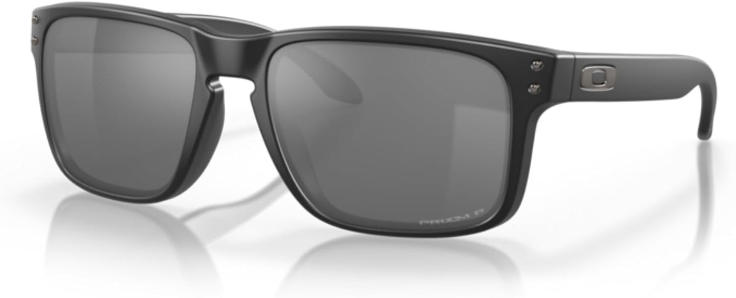 OAKLEY Holbrook OO9102 Square Sunglasses for Men+ Bundle Accessory Leash Kit, Microfiber Pouch