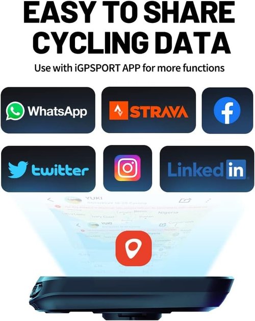 Bike Computer Wireless GPS, Bike Speedometer with 2.6" Screen Auto Backlight, 40H Battery Life,Bluetooth ANT Cycling GPS Computer for Road Bike MTB