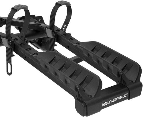Hollywood Racks Destination E Hitch Bike Rack with Ramp for 2 Bikes up to 70 lbs Each - Secure, Lockable Electric Bike Rack - Premium, Foldable Bicycle Car Racks for Standard or E-Bikes