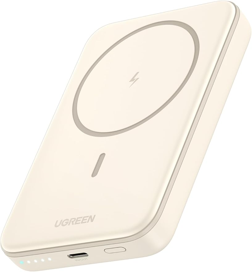 UGREEN Magnetic Power Bank,10,000mAh Wireless Portable Charger, PD 20W Fast Charging Battery Pack with USB-C for Magsafe, iPhone 16/16 Pro/15/15 Plus/15 Pro/15 Pro Max, iPhone14/13/12 Series