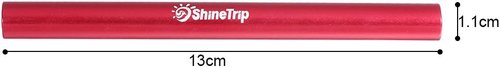 4Pcs Tent Repair Poles, Aluminium Alloy Tent Pole Replacement Tube Kit for Diameter 7.9-8.5mm Tent Poles Replacement Tent Pole Repair Kit