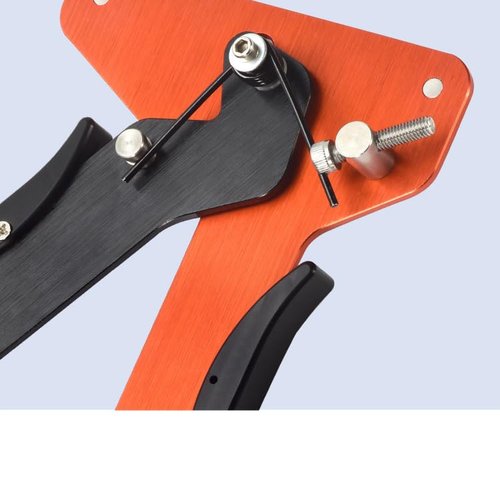 Zodazoqa Bicycle Spoke Tension Meters Measuring Tool Gauge Aluminum Alloy CNC Precise, Tension Adjustment Tool to fit All Spokes, Bicycle Wheel Spoke Manufacturing or Correction Accessories (Orange)