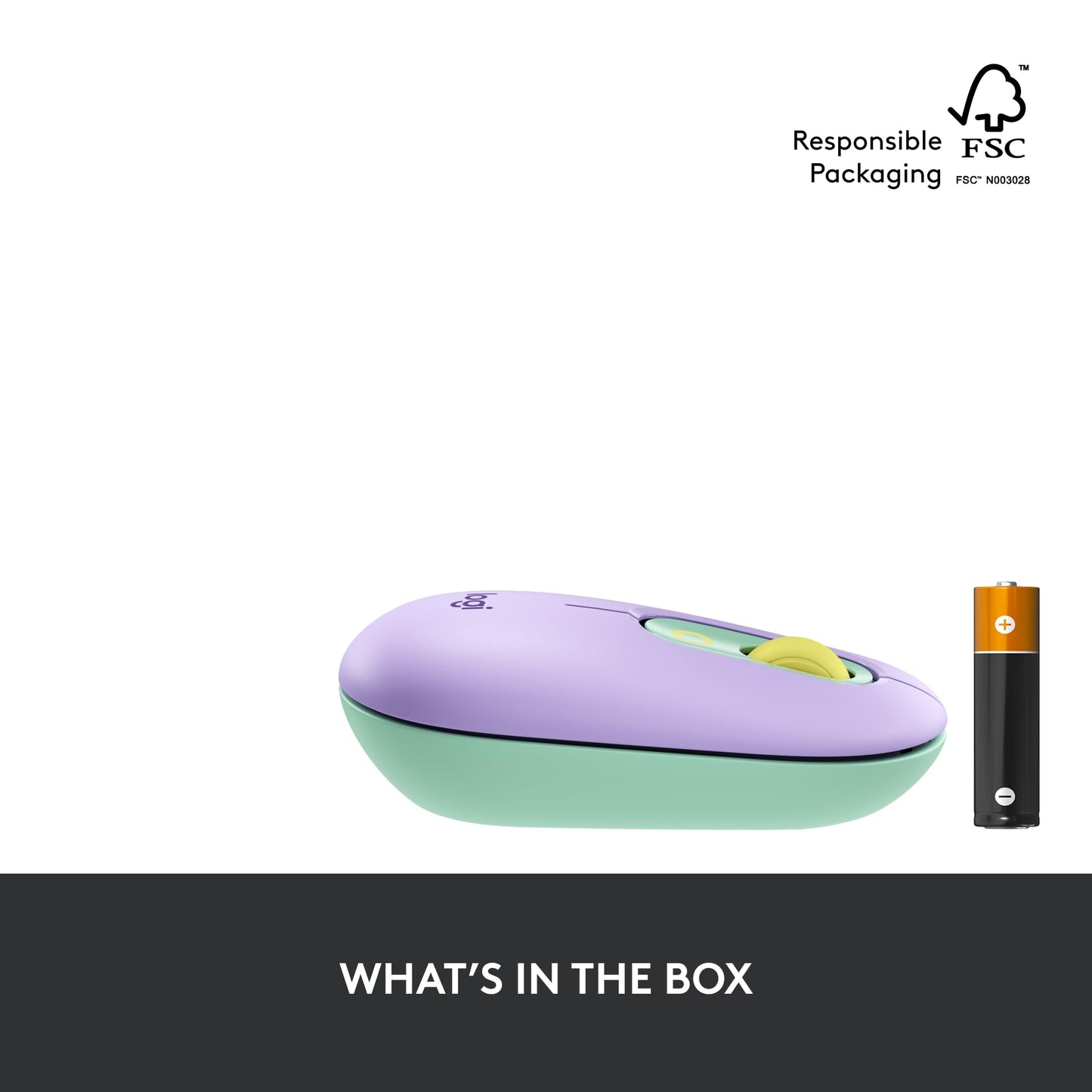 Logitech POP Mouse, Wireless Mouse with Customizable Emojis, SilentTouch Technology, Precision/Speed Scroll, Compact Design, Bluetooth, Multi-Device, OS Compatible - Heartbreaker Rose