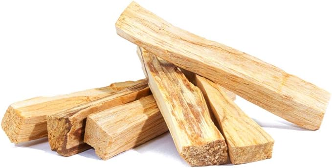 Organic Palo Santo Incense Sticks - 6 Pack - Chakra Meditation Cleansing Stress Relief - Sustainably Harvested Palo Incense Burning Sticks