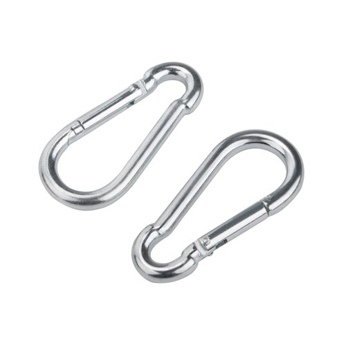 Stainless Steel Spring Snap Hook Carabiner 304 Stainless Steel Clips Compatible with Bowflex Home Gym Accessories for LAT/Tricep Pull Down and Leg Extensions Machine 2.38" Set of 2