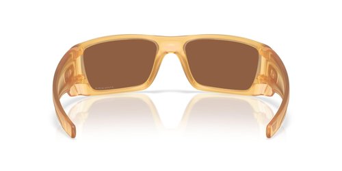 Oakley Men's OO9096 Fuel Cell Rectangular Sunglasses, Matte Transparent Light Curry/Prizm Tungsten, 60 mm