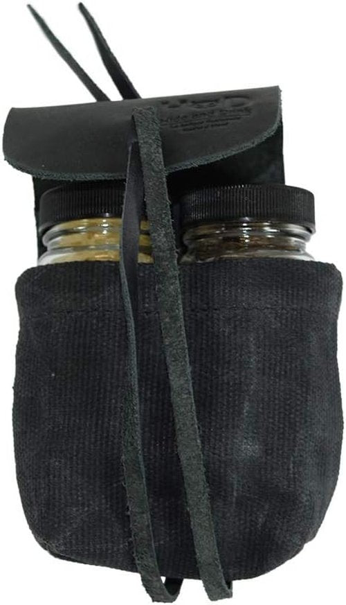 Hide & Drink, Waxed Canvas Foraging, Seasoning, Dressing & Medicine Pouch, Travel & Hiking Essentials Handmade