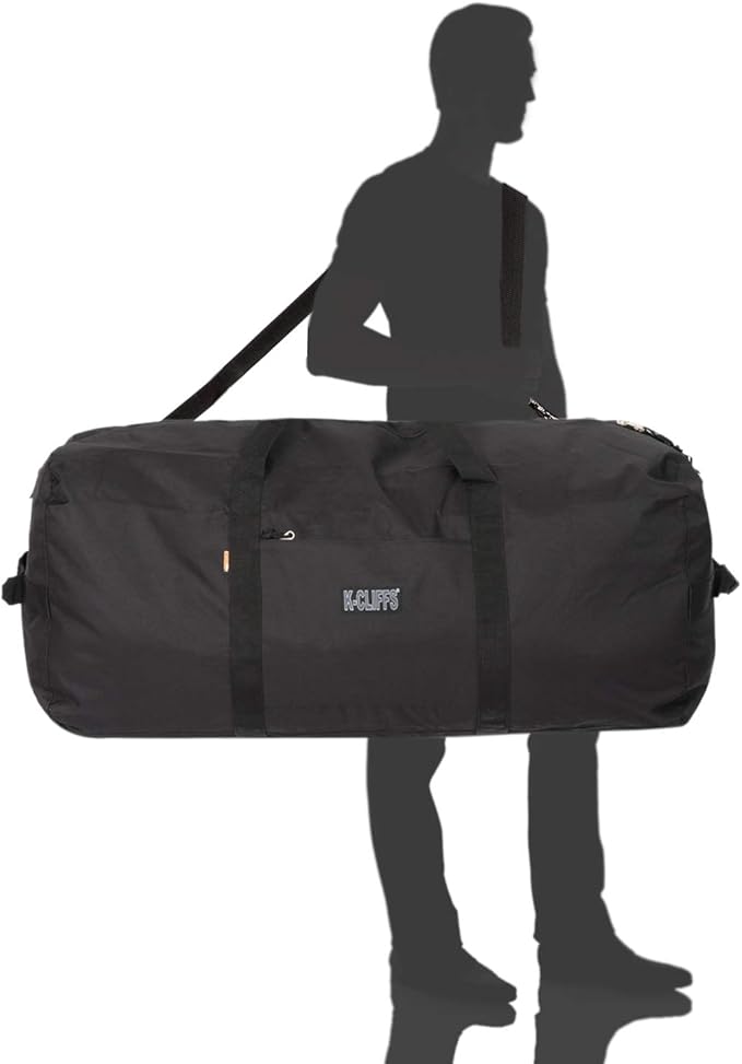 Heavy Duty Cargo Duffel Large Sport Gear Drum Set Equipment Hardware Travel Bag Rooftop Rack Bag (42" x 20" x 20", Navy)
