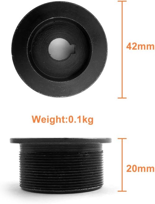 L-faster 16T Freewheel for Unite Motor 1/2" x 1/8" Chain Freewheel Fit #410 Bicycle Chain Customized Freewheel Base for Left Drive Motor