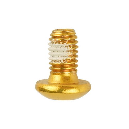 KOSJETHAS 12Pcs Bicycle Disc Brake Rotor Bolts M5x10mm Torx T25 Screws For MTB Mountain Bike (Gold)