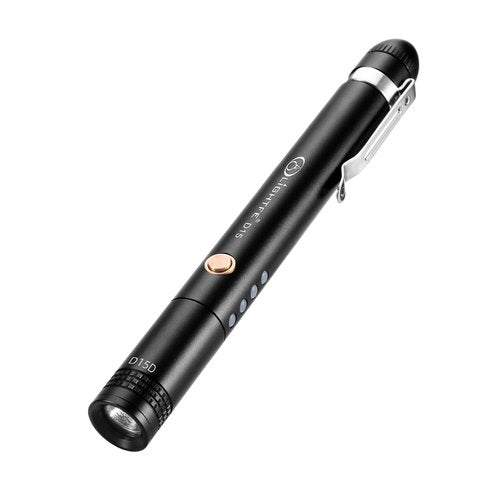 LIGHTFE UVD15 UV Flashlight 365nm Dual Head 6 in 1 Pen Light LED Pointer Light with USB-C Rechargeable, Suitable for UV Gel Curing, Pet Urine Stains, Stains, Mineral Fluorescent Detection, etc
