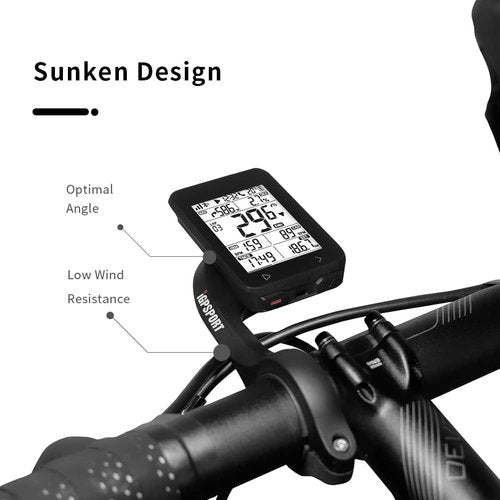iGPSPORT Out Front Bike Mount Bicycle Compatible with Garmin Edge Bike Computer/XOSS Meilan/CYCPLUS/Bryton