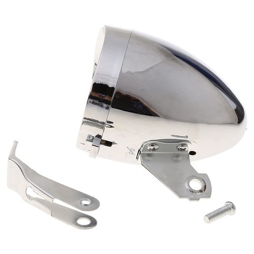 FGDTREE Classic Retro Streamlined Bicycle for Head Light LED Metal B Cycling Lighting Equipment