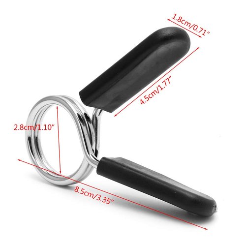 Yjcnelcr Dumbbell Lock Clamp Spring Collar Clips 28mm Barbell Gym Weight Lifting Die Cuts for Card Making On Cash to Hold The Die Cut in