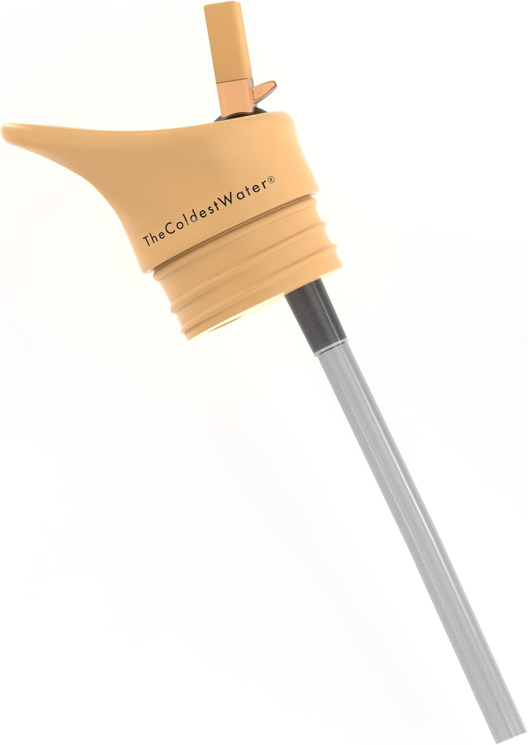 The Coldest Water Insulated Standard Mouth Size 2.0 - Hydro Sports Straw Cap Flip Top Lid - Multi-Compatible with Standard Flask Mouth Size Stainless Steel Water Bottles