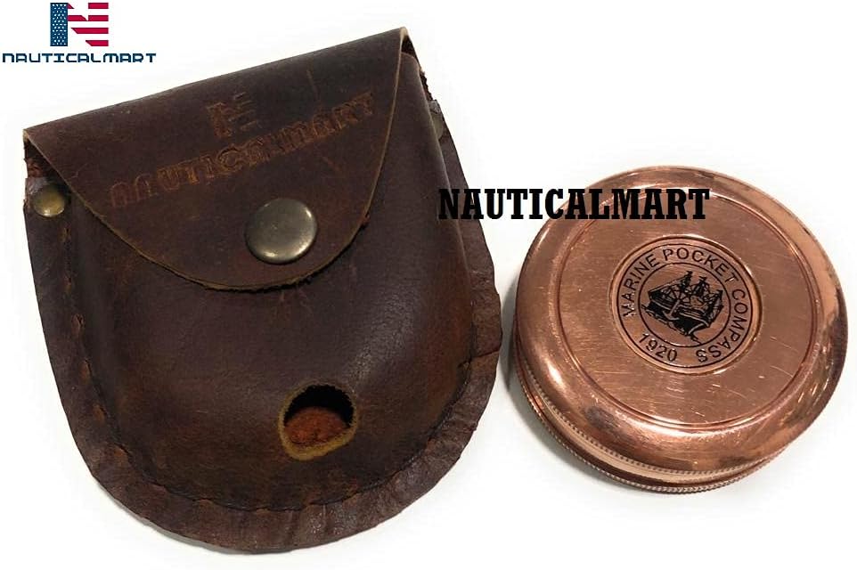 Vintage Brass Compass Robert Frost Poem Engraved Antique Compass Gift Confirmation, Baptism, Camping, Travelling, Boating Equipment