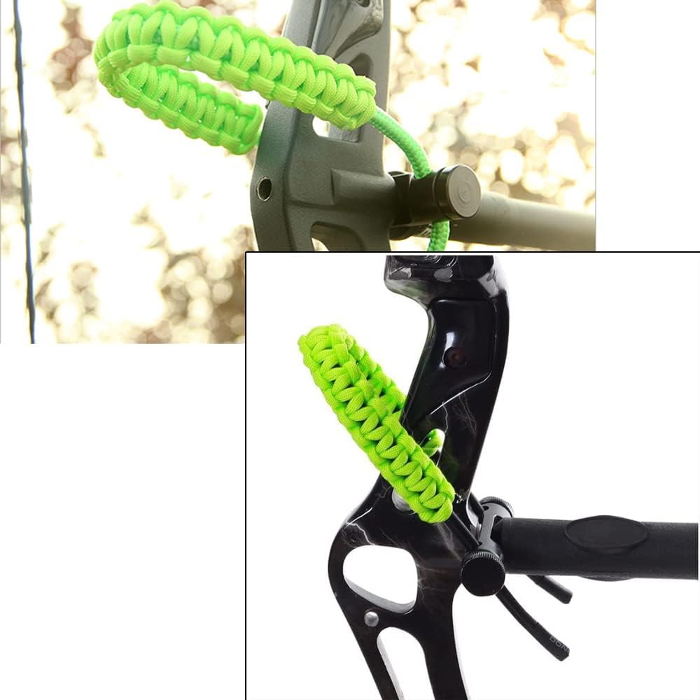 ZSHJGJR Archery Bow Wrist Sling Braided Archery Adjustable Bow Strap Wrist Sling For Compound Bow Hunting Shooting