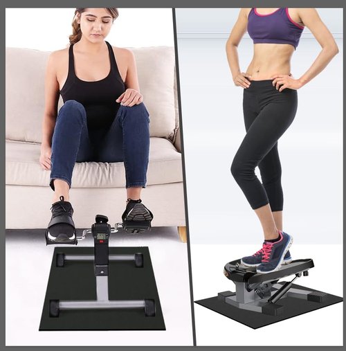 Ellipse Leg Exerciser Machine Non-Slip Mat, Apply to Under Desk Electric Seated Foot Pedal Exerciser, Perfect for Elliptical Peddler While Sitting, Enhanced Stability Floor Protection