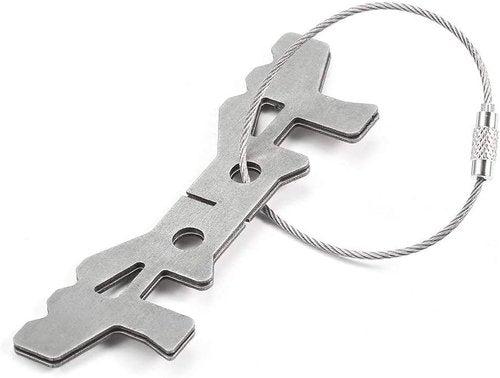 Lixada Stainless Steel Alcohol Stove Rack Cross Stand Outdoor Camping Stove Stand Support Rack (20g)