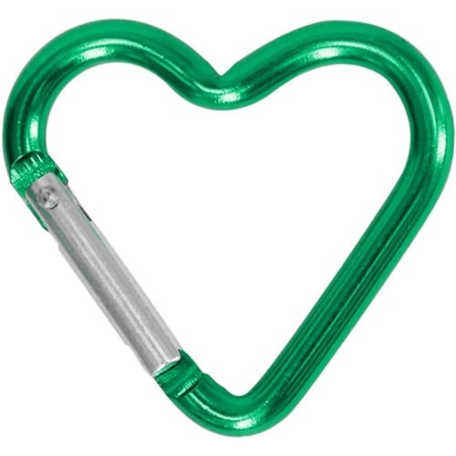 Purple Heart Snap, Hooks Carabiner, Hook Clip Key Holder Aluminum Alloy Keychain Clips for Outdoor Traveling Walking Lightweight Aluminum Alloy Keychain Clip Backpack Carabiner