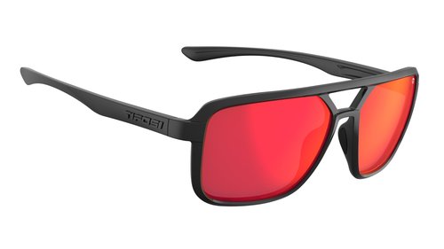 Tifosi Optics Salto Sunglasses (Blackout (Smoke Red Mirror))