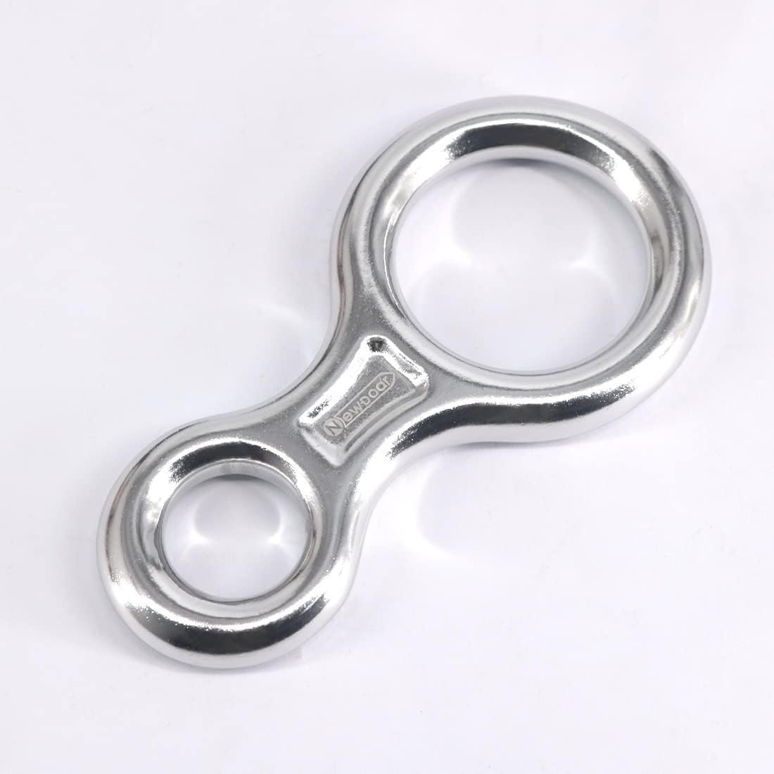 NewDoar Climbing Gear Downhill Equipment, Descender Rappel Rock Climbing Descending Belaying Equipment Rescue Figure 8 Descender Rigging Plate 35KN for Climbing Belaying and Rappeling Device