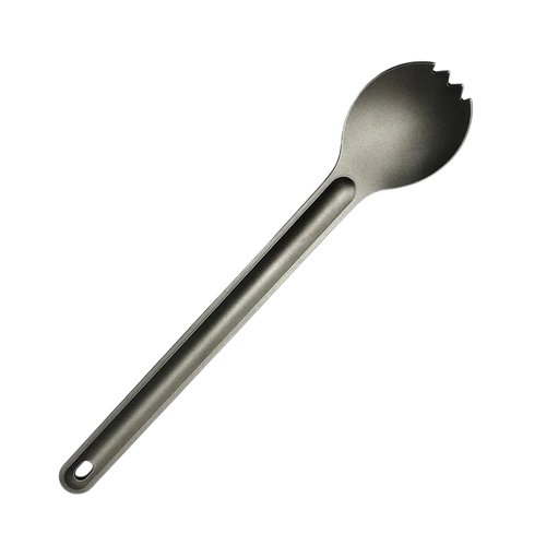 ZHOUSUFEN Long Handle Spork and Spoon, Portable Flatware for Outdoor Camping, Reusable