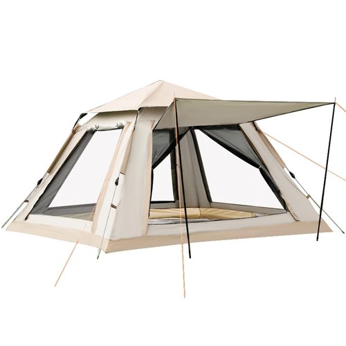 Survivales Camping Tent 4 Person, 4-Person Dome Tent, Tents for Camping Instant Automatic pop up Tent for, Backpacking, Hiking Camping Outdoor Essentials (Gray)