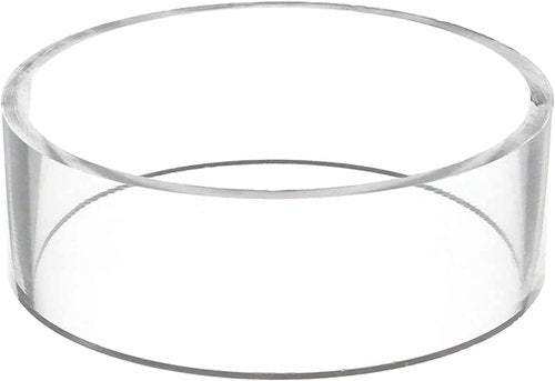 Transparent Acrylic Display Stand Clear Holder，Be used for Memorabilia Display and Storage Plastic Round Display Stands for Golf Ball Baseball Softball Tennis Football Ball Storage Holder Rack