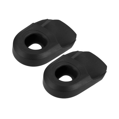 TUCKBOLD 2pcs Soft Plastic Bicycle Cycling Crank Boot Protectors Mountain Bike Gel Sleeve Crank Arm Cover Protection Black Automotive Parts