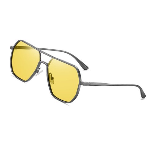 CVIODEP Polarized Sunglasses for Men-UV400 Protection Driving Fishing Climbing Aviator Sun Glasses (yellow)