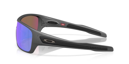 Oakley OO9307 Turbine Rotor Sunglasses, Matte Steel/Prizm Violet Polarized, 32 mm