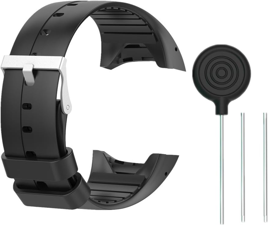 Muovrto Watch Strap for Polar M400/Polar M430, Silicone Replacement Strap