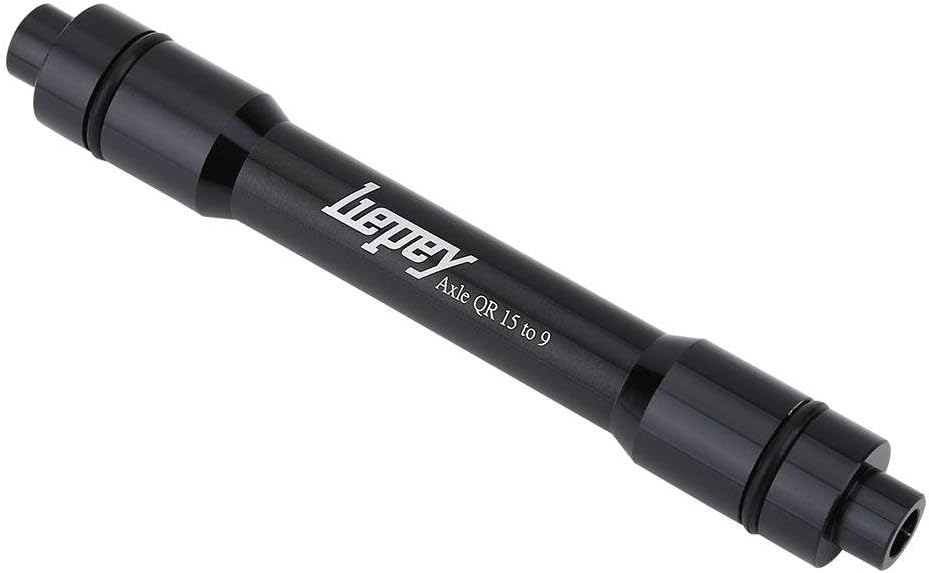 Wheel Fork Axle, 15mm Front Thru Axle to 9mm Quick Release Skewer Adapter Conversion Adapter Tool for Mountain Bicycle