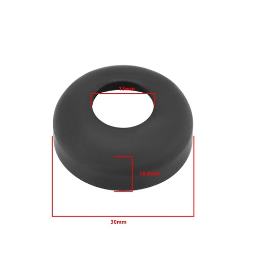 Create idea 2pcs 3/8" Bicycle Steel Rear Hub Cups Front and Rear Wheel Bearings Hub Cups for 3/8" Mountain Bike Axle Bicycle Rear Axle Black