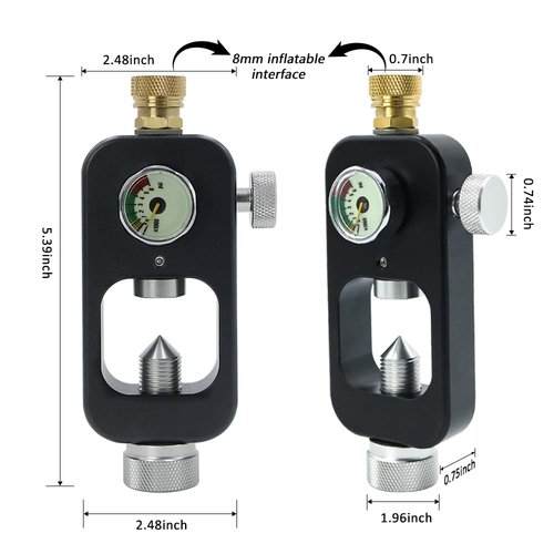 Wazusogok DIN Valve Scuba Adapter and PCP Paintball Fill Adapter,Paintball Scuba Fill Station,High Pressure Gas Cylinder Refill Tool,High Pressure 4500 PSIwith Air Hose