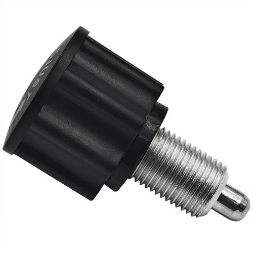 BOKWORE 2 PCS M16 Pop Pull Pin Knob Pull Pin Spring Knob for Fitness Equipment, Bicycle Equipment Exercise Bike Replacement Parts, Black