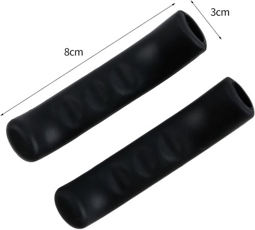 2 Pcs Bike Brake Lever Grip Protector Cover, Shock Absorption Scratch Proof Bike Brake Handlebar Covers, Anti-Slip Brake Handle Silicone Sleeve for Mountain Road Bike Cycling Accessorie (Pink)