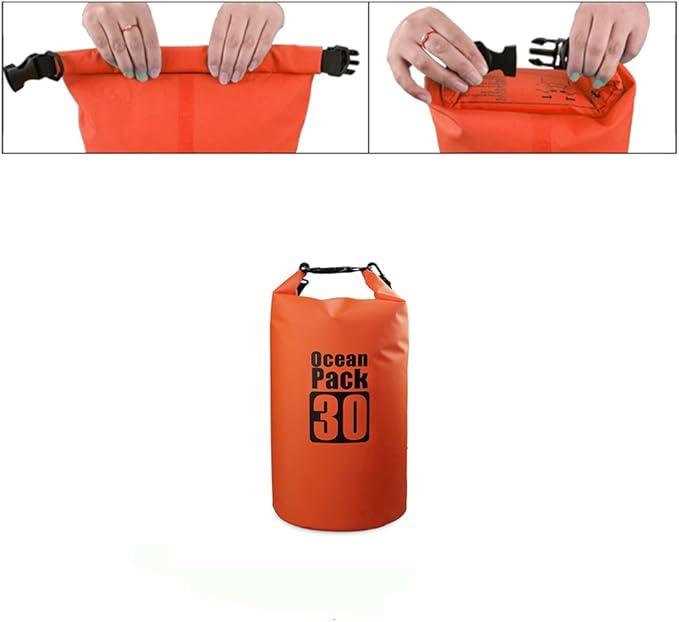 Dry Sack/Floating Waterproof Bag 2L/5L/10L/20L/30L for Boating, Kayaking, Hiking, Snowboarding, Camping, Rafting, Fishing and Backpacking