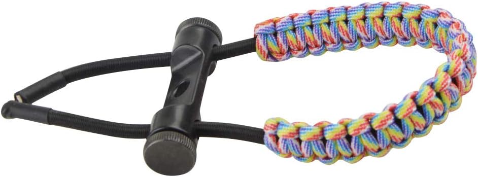 ZSHJGJR Archery Bow Wrist Sling Braided Archery Adjustable Bow Strap Wrist Sling For Compound Bow Hunting Shooting