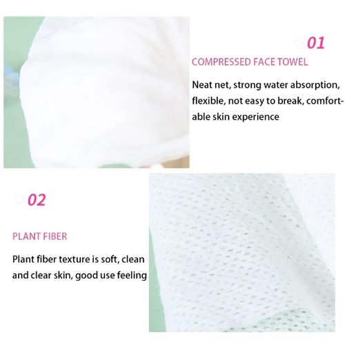 Compress Cotton Coin Tissue Towel, Compressed Towels for Camping, Disposable Face Compressed Towels, Camping Towels Compress Towel Tablet, Camping, Sports,150 PCS (8in×8in)