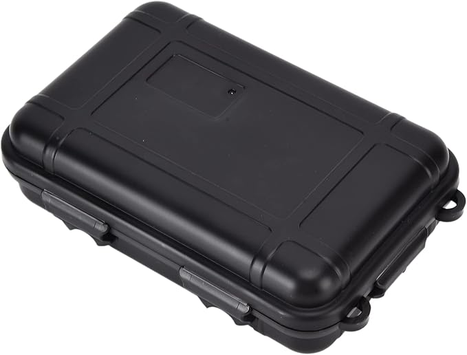 Anti-Pressure Shockproof Container Box, Small Waterproof Plastic Dry Storage Box with Foam, for Outdoor Camping Wilderness Survival