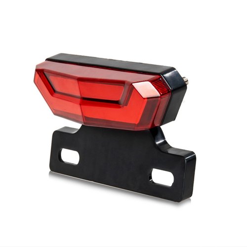 MOONDKIST Electric Bicycle Rear Light, 2 in 1 Bicycle Tail Light Running Light Brake Light, 36-48V Bicycle Accessories Safety Warning Lights, Tail Light Accessories