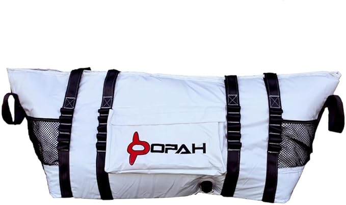 Opah Gear Fathom 5 Insulated Fish Kill Cooler Bag for Yellowtail, 58" L x 18" W x 24" H, Heavy Duty, Marine-Grade Vinyl, UV Resistant, Camping & Fishing