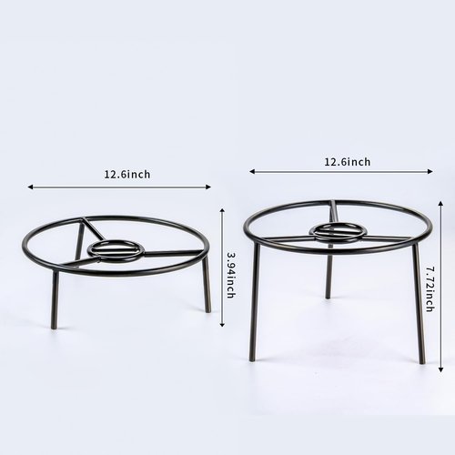 Oprika Campfire Tripod With 304 Stainless Steel Mesh, Portable Camping Tripod for Cooking, Campfire Grill Tripod, Rust-Resistant Campfire Cooking Stand, Adjustable Campfire Tripod Legs for Picnic, BBQ