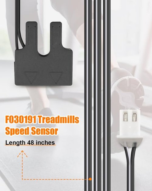 ULXIOM F030191 Speed Sensor Fit for Sole Fitness Treadmill and Spirit Ellipticals, Reed Switch RPM Wire Harness Replacement Part