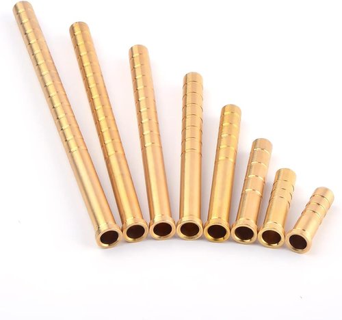 AMEYXGS 38-350 Grain Archery Arrow Copper Insert Screw Arrow Inserts Arrowheads Connector for Diameter .244"/6.2mm Arrow Shaft 6 Pack