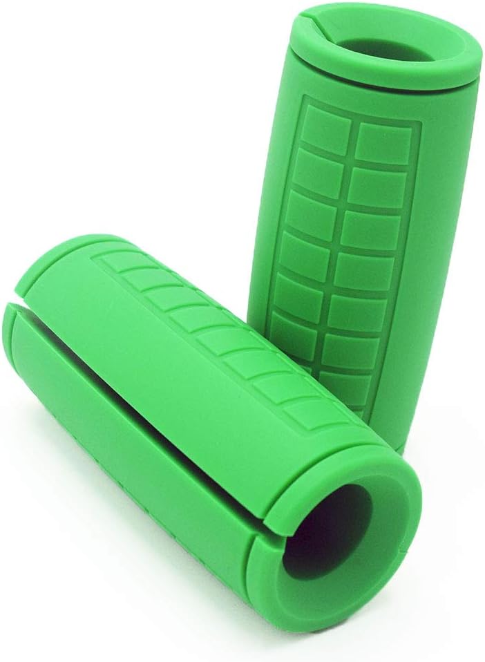 qibylift Pull Up Bar Thick Bar Adapter, Weight Grips Bar Fit for Standard Barbell - Dumbell Handles, Silicone Rubber Barbell Grips for Weight Lifting Cable Attachments & Fitness Training