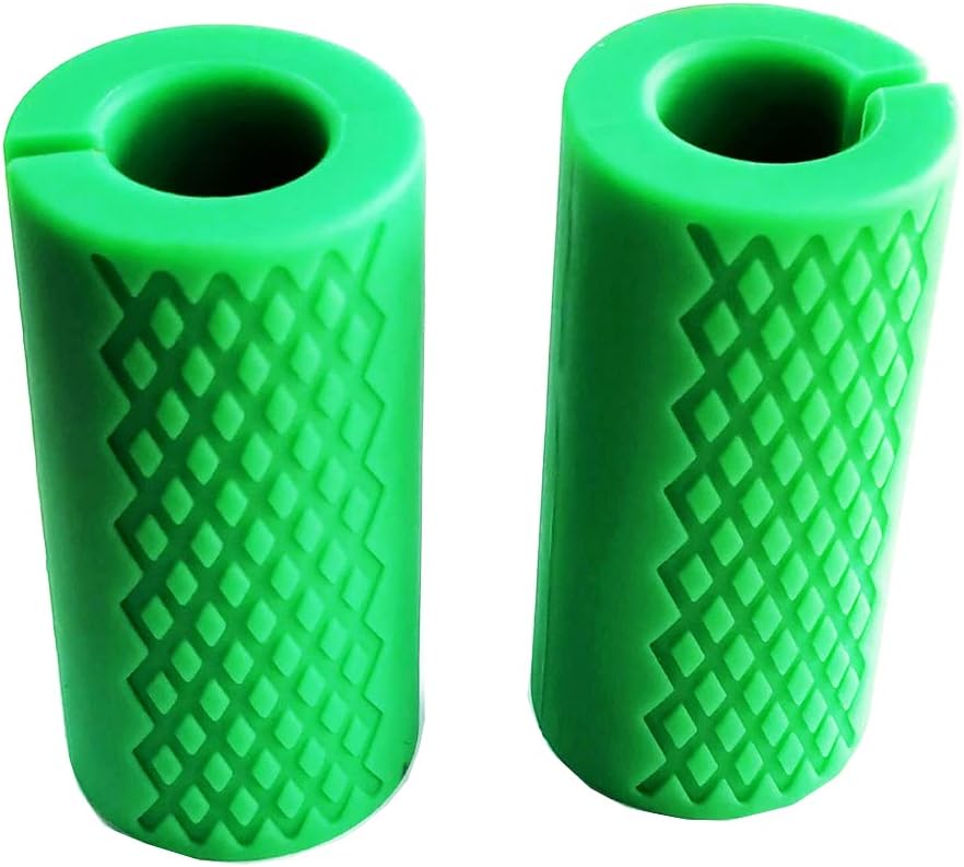 Weight Bar Grips Fit Standard Barbell, Dumbell Handles, Thick Bar Training Adapter for Weightlifting & Cable Attachments Fitness Training Rope Grips for Body Arm Forearm Builder Strength